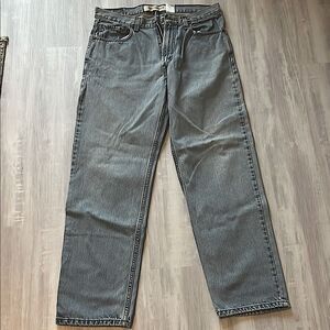 Levi's Gray Denim Jeans 550 Relaxed fit 34x32